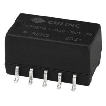 CUI INC DC to DC Converter, 16-36V DC to 12V DC, 12VA, 0 Hz V78E12-1000-SMT-TR
